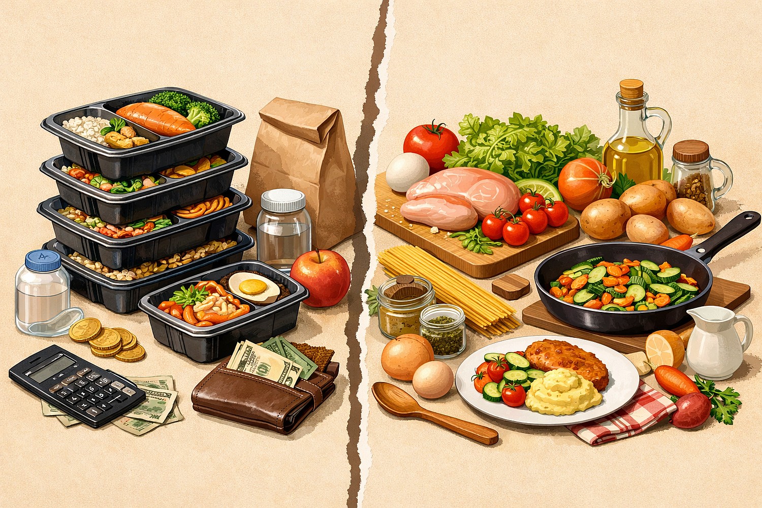 GrowFood, Level Kitchen, BeFit или домашняя еда: что дешевле? Честный расчёт 2026