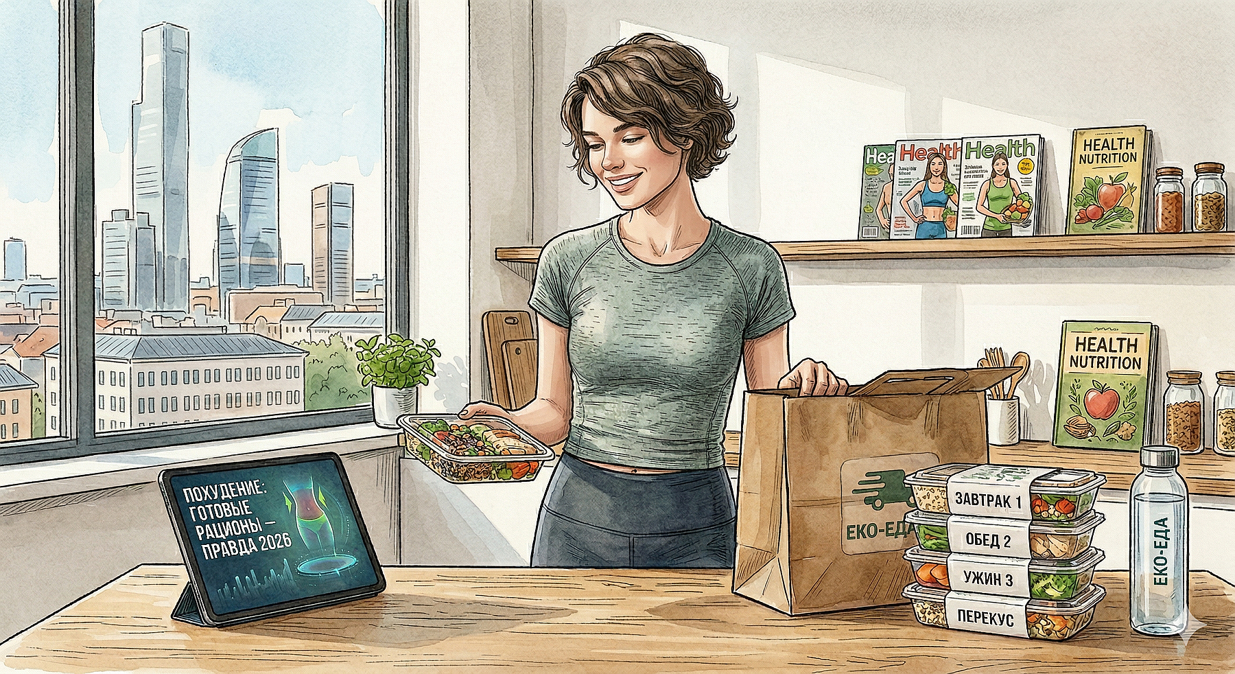 Можно ли похудеть на готовых рационах? Честный разбор 5 сервисов доставки еды