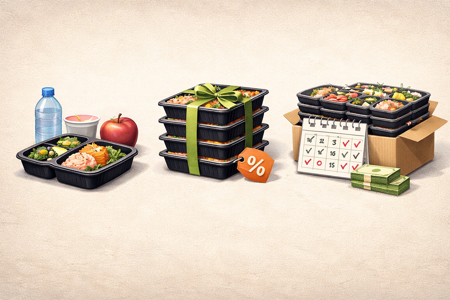 Еда с доставкой на день, неделю и месяц: какой формат выбрать