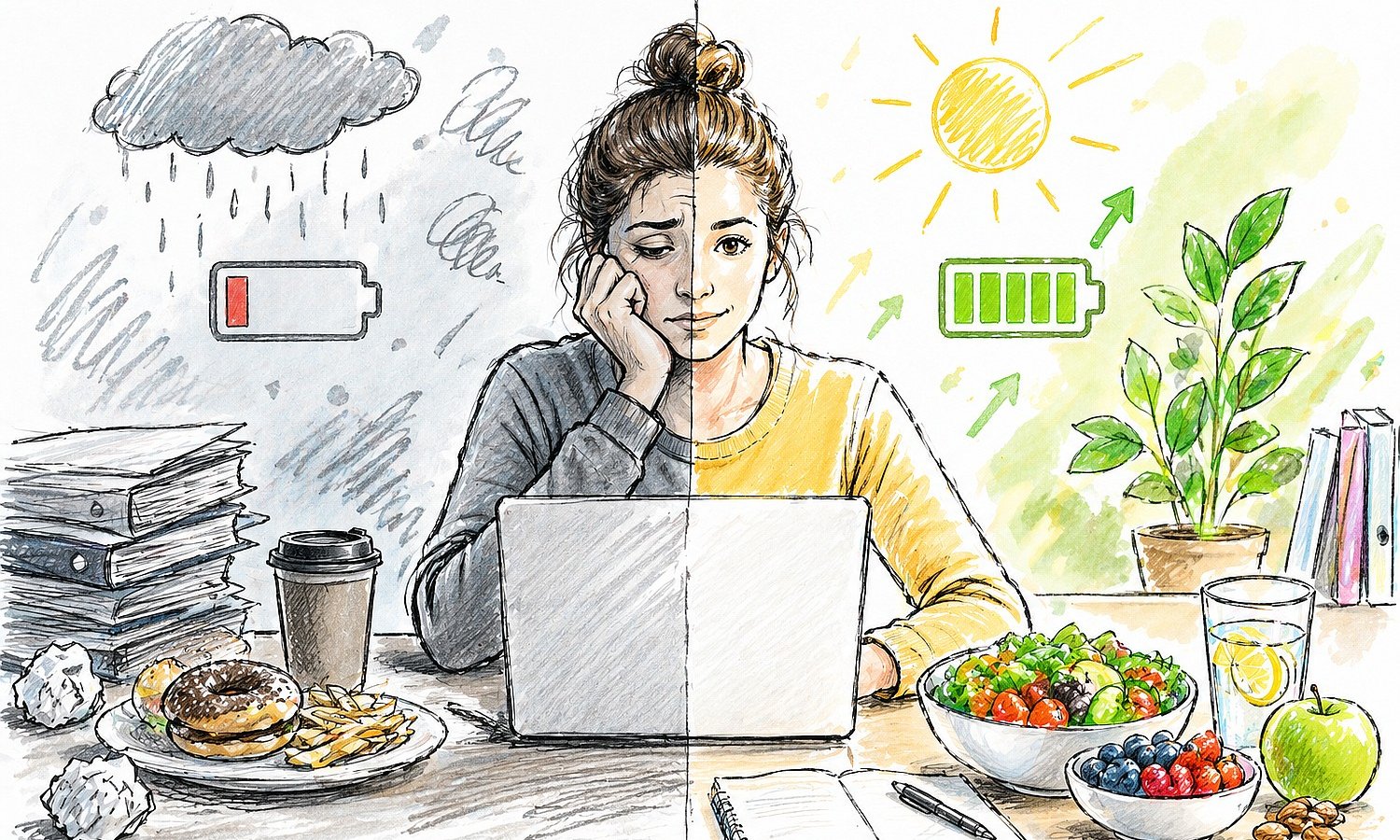 Продуктивность и питание: как работа мозга зависит от вашей тарелки