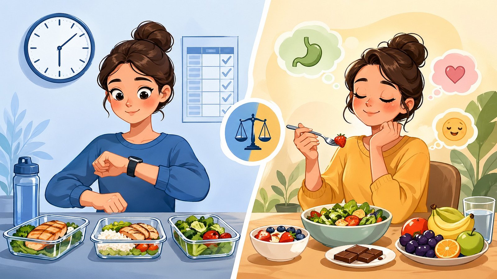 Еда по расписанию vs интуитивное питание: что работает на самом деле?